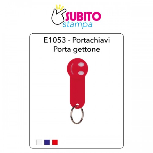 E1053-Portachiavi con porta gettone