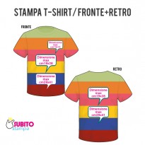 COLORI  FRONT+RETRO stampa serigrafica